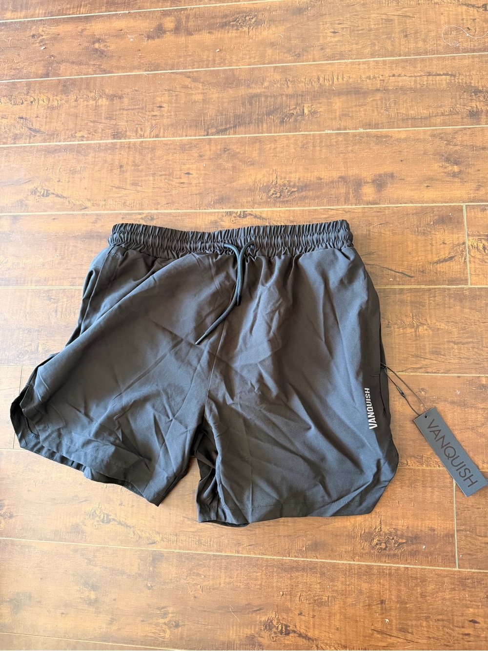 Vanquish Men’s Athletic Shorts — Black